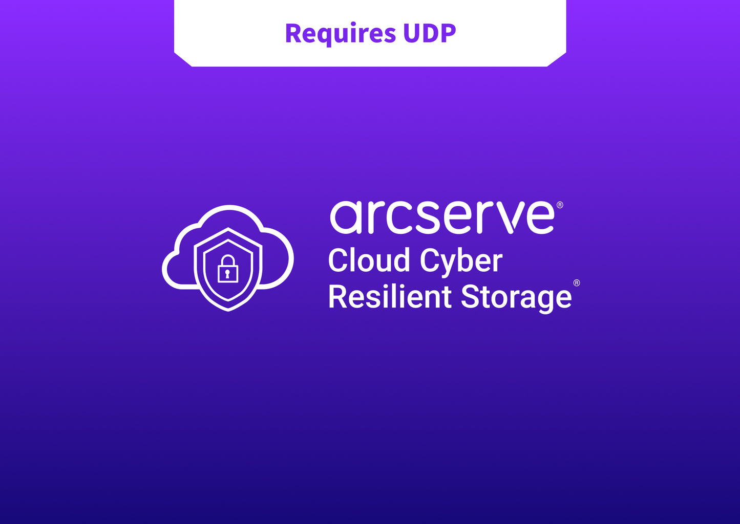 Arcserve Cloud Cyber Resilient Storage - 3 Year